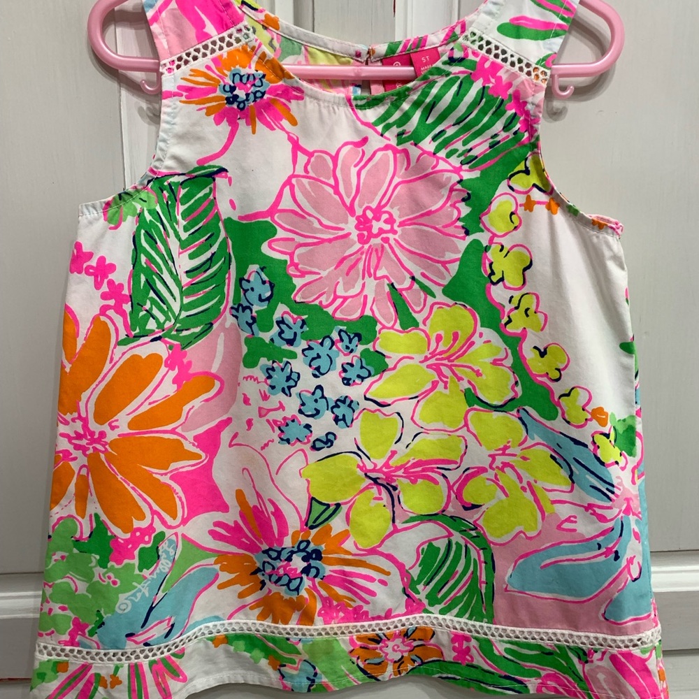 Girls Lilly Pulitzer Nosey Posey Top Size 5T